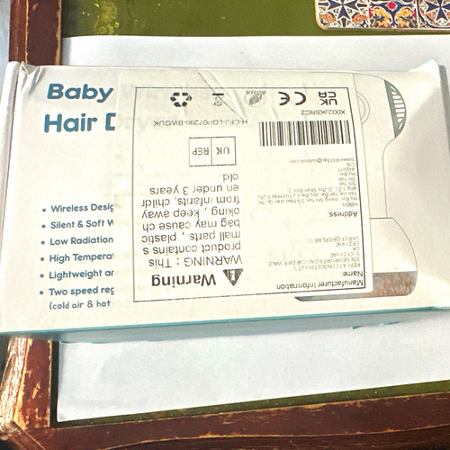 Baby hairdryer white low - hairdryer,