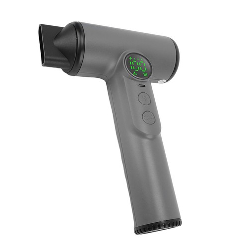 Dark gray cordless hair - dark,