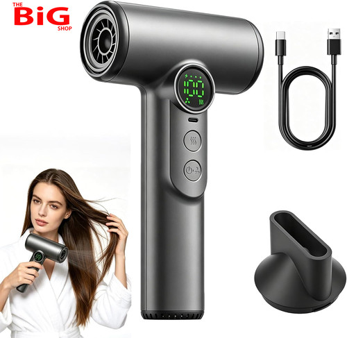 Cordless hair dryer portable - hair, dryer,