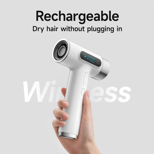 Cordless hair dryer 300w - hair,